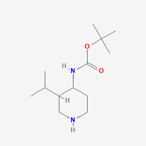 Tert-butyl N-(3-propan-2-ylpiperidin-4-yl)carbamate