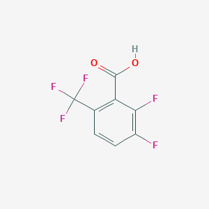 molecular formula C8H3F5O2 B2446363 2,3-Difluoro-6-(trifluoromethyl)benzoic acid CAS No. 186517-16-8