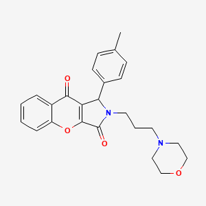 2-(3-Morpholinopropyl)-1-(p-tolyl)-1,2-dihydrochromeno[2,3-c]pyrrole-3,9-dione