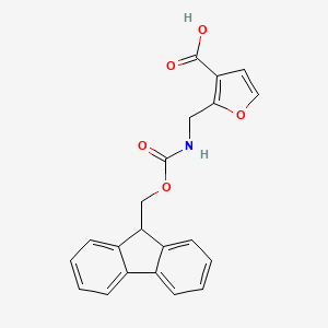 2-[(9H-Fluoren-9-ylmethoxycarbonylamino)methyl]furan-3-carboxylic acid