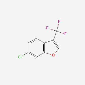 6-Chloro-3-(trifluoromethyl)benzofuran