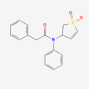 N-(1,1-dioxido-2,3-dihydrothiophen-3-yl)-N,2-diphenylacetamide