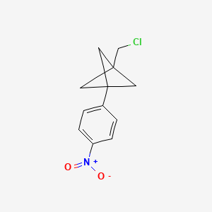 1-(Chloromethyl)-3-(4-nitrophenyl)bicyclo[1.1.1]pentane