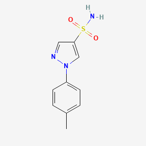 molecular formula C10H11N3O2S B2446443 1-(p-Tolyl)-1h-pyrazole-4-sulfonamide CAS No. 1249880-37-2