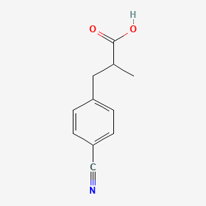 3-(4-Cyanophenyl)-2-methylpropanoic acid