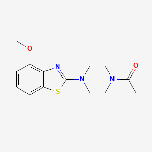 1-(4-(4-Methoxy-7-methylbenzo[d]thiazol-2-yl)piperazin-1-yl)ethanone