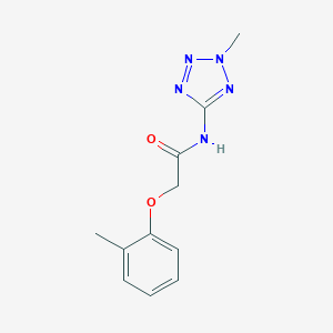 2-(2-methylphenoxy)-N-(2-methyl-2H-tetrazol-5-yl)acetamide