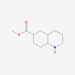 molecular formula C11H19NO2 B2446506 6-Carbomethoxy-1-azadecalin CAS No. 51552-71-7