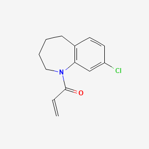 1-(8-Chloro-2,3,4,5-tetrahydro-1-benzazepin-1-yl)prop-2-en-1-one