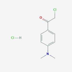 2-Chloro-1-[4-(dimethylamino)phenyl]ethanone;hydrochloride
