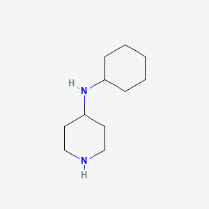 molecular formula C11H22N2 B2446540 N-cyclohexylpiperidin-4-amine CAS No. 852486-61-4