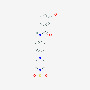 N-[4-(4-Methanesulfonyl-piperazin-1-yl)-phenyl]-3-methoxy-benzamide