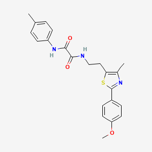 N-{2-[2-(4-methoxyphenyl)-4-methyl-1,3-thiazol-5-yl]ethyl}-N'-(4-methylphenyl)ethanediamide