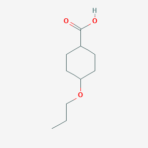 molecular formula C10H18O3 B2446579 4-Propoxycyclohexanecarboxylic acid CAS No. 950772-21-1