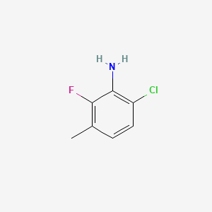 molecular formula C7H7ClFN B2446609 6-Chloro-2-fluoro-3-methylaniline CAS No. 124185-35-9; 702640-48-0