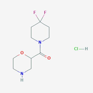 (4,4-Difluoropiperidin-1-yl)-morpholin-2-ylmethanone;hydrochloride