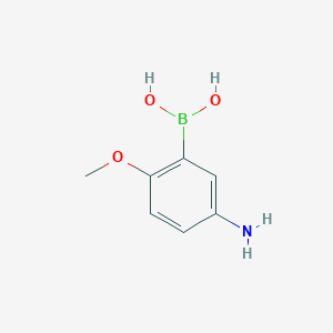 (5-Amino-2-methoxyphenyl)boronic acid