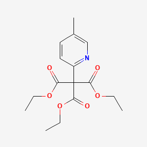 Triethyl (5-methylpyridin-2-YL)methanetricarboxylate
