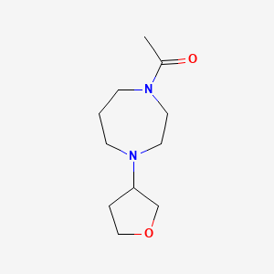 1-(4-(Tetrahydrofuran-3-yl)-1,4-diazepan-1-yl)ethan-1-one