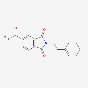 2-(2-Cyclohex-1-en-1-ylethyl)-1,3-dioxoisoindoline-5-carboxylic acid