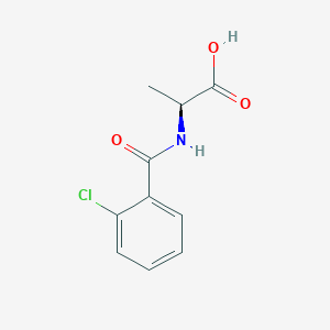 (2S)-2-[(2-chlorobenzoyl)amino]propanoic acid