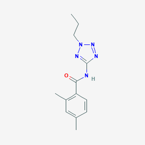 molecular formula C13H17N5O B244667 2,4-dimethyl-N-(2-propyltetrazol-5-yl)benzamide CAS No. 673454-22-3