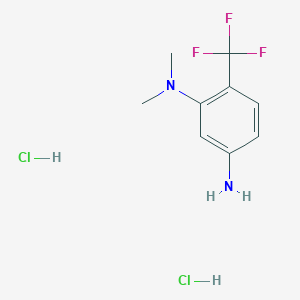 N1,N1-Dimethyl-6-(trifluoromethyl)benzene-1,3-diamine dihydrochloride