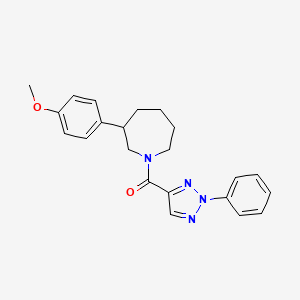 (3-(4-methoxyphenyl)azepan-1-yl)(2-phenyl-2H-1,2,3-triazol-4-yl)methanone