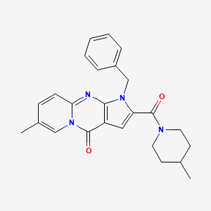 1-benzyl-7-methyl-2-(4-methylpiperidine-1-carbonyl)pyrido[1,2-a]pyrrolo[2,3-d]pyrimidin-4(1H)-one