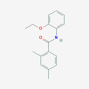 molecular formula C17H19NO2 B244671 N-(2-ethoxyphenyl)-2,4-dimethylbenzamide 