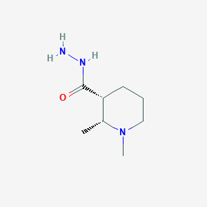 molecular formula C8H17N3O B2446716 (2R,3R)-1,2-Dimethylpiperidine-3-carbohydrazide CAS No. 2044706-41-2
