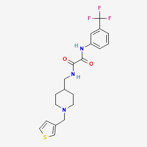 N1-((1-(thiophen-3-ylmethyl)piperidin-4-yl)methyl)-N2-(3-(trifluoromethyl)phenyl)oxalamide