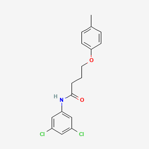 molecular formula C17H17Cl2NO2 B2446748 N-(3,5-dichlorophenyl)-4-(4-methylphenoxy)butanamide CAS No. 449154-34-1