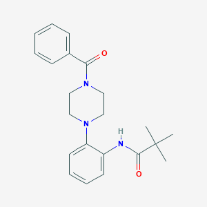 N-[2-(4-benzoylpiperazin-1-yl)phenyl]-2,2-dimethylpropanamide