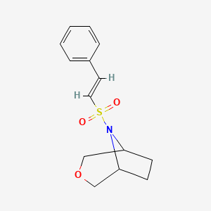 (1R,5S)-8-((E)-styrylsulfonyl)-3-oxa-8-azabicyclo[3.2.1]octane