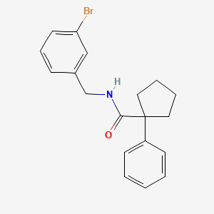 N-((3-Bromophenyl)methyl)(phenylcyclopentyl)formamide