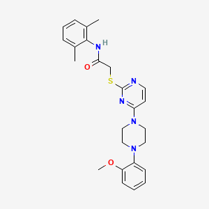 N-(2,5-dimethoxybenzyl)-3-{2-[(4-methoxyphenyl)sulfonyl]ethyl}-1,2,4-oxadiazole-5-carboxamide