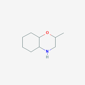 molecular formula C9H17NO B2446843 2-methyl-octahydro-2H-1,4-benzoxazine CAS No. 38711-95-4
