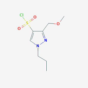 3-(methoxymethyl)-1-propyl-1H-pyrazole-4-sulfonyl chloride