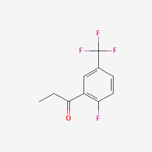 molecular formula C10H8F4O B2446857 2-Fluoro-5-(trifluoromethyl)propiophenone CAS No. 207974-18-3; 242812-12-0