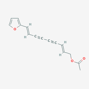 molecular formula C15H14O2 B2446906 Acetylatractylodinol CAS No. 61582-39-6