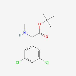 Tert-butyl 2-(3,5-dichlorophenyl)-2-(methylamino)acetate