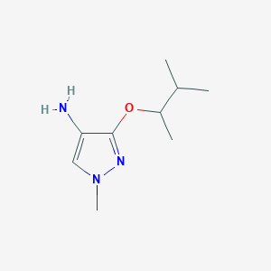 1-methyl-3-[(3-methylbutan-2-yl)oxy]-1H-pyrazol-4-amine