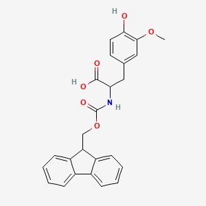 molecular formula C25H23NO6 B2446936 Fmoc-Tyr(3-Methoxy)-OH CAS No. 1699289-36-5