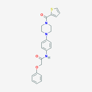 2-phenoxy-N-{4-[4-(2-thienylcarbonyl)-1-piperazinyl]phenyl}acetamide