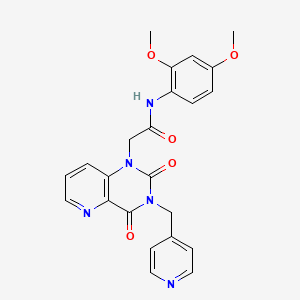 N-(2,4-dimethoxyphenyl)-2-(2,4-dioxo-3-(pyridin-4-ylmethyl)-3,4-dihydropyrido[3,2-d]pyrimidin-1(2H)-yl)acetamide