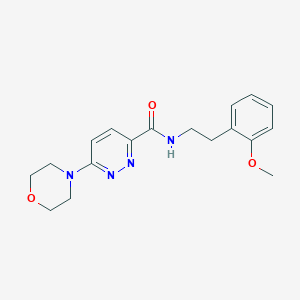 N-(2-methoxyphenethyl)-6-morpholinopyridazine-3-carboxamide