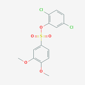 2,5-Dichlorophenyl 3,4-dimethoxybenzenesulfonate