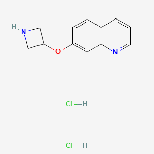 7-(Azetidin-3-yloxy)quinoline;dihydrochloride