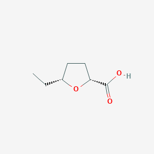 molecular formula C7H12O3 B2447090 (2R,5R)-5-Ethyloxolane-2-carboxylic acid CAS No. 2445749-82-4